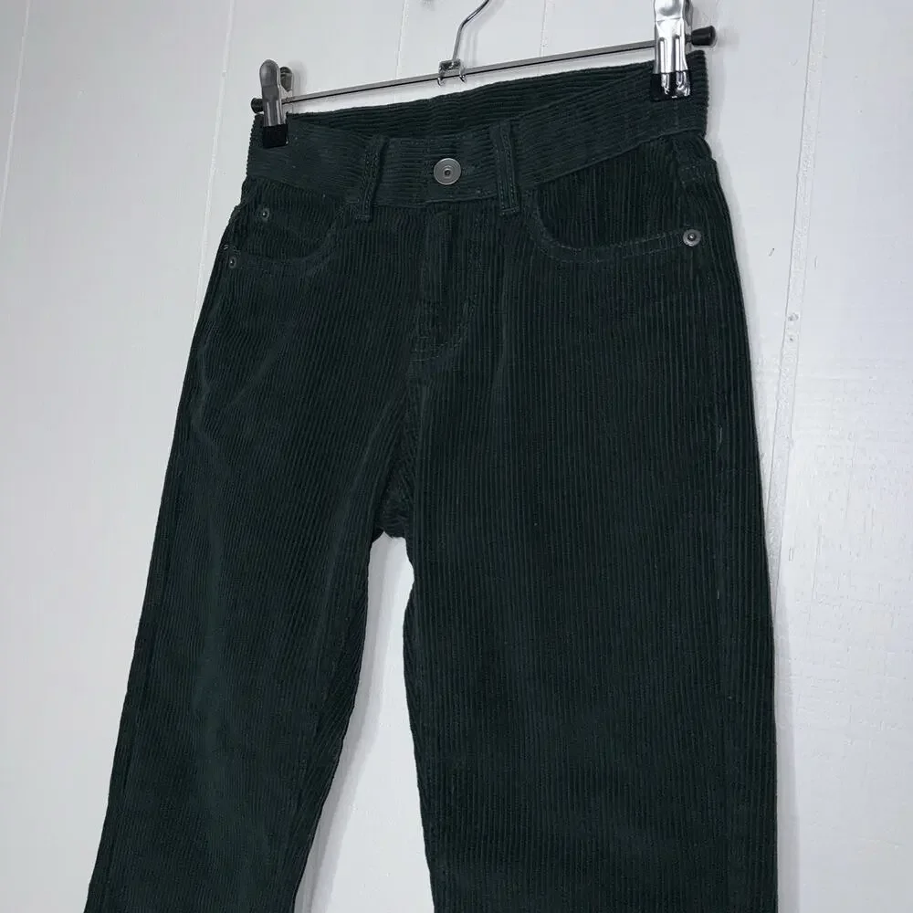 Children’s Place Boy’s Dark Green Corduroy Pants Size 7 NWT